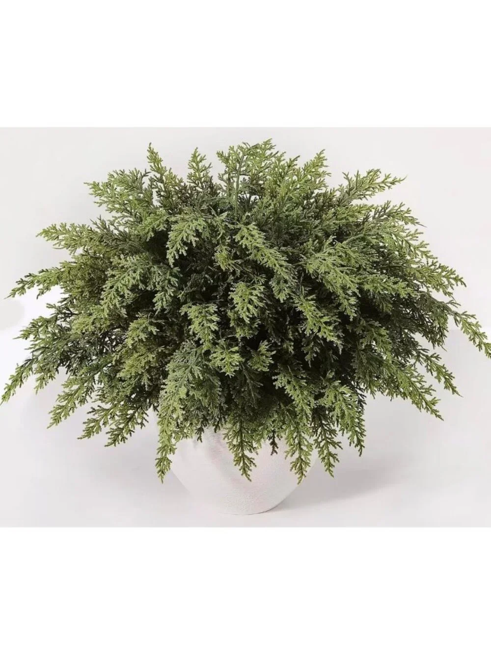 24 Pcs Lifelike Artificial Cedar Branches for Christmas Vase Decor & Holiday